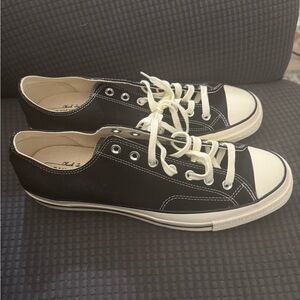 Black Canvas Sneakers
